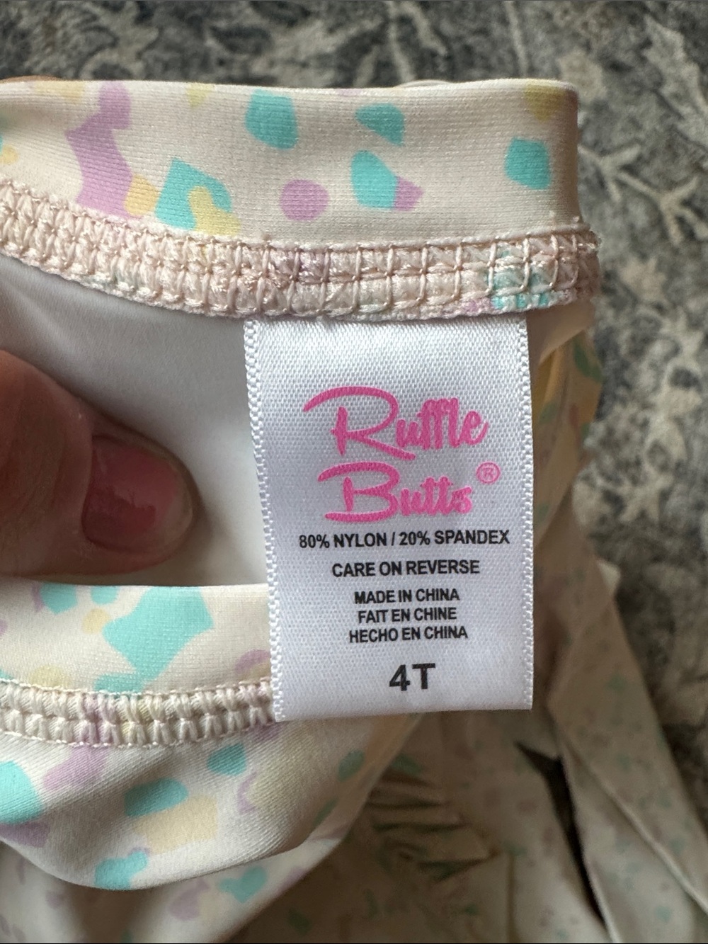 Toddler Ruffle Butts Swim Set - Picture 9 of 10